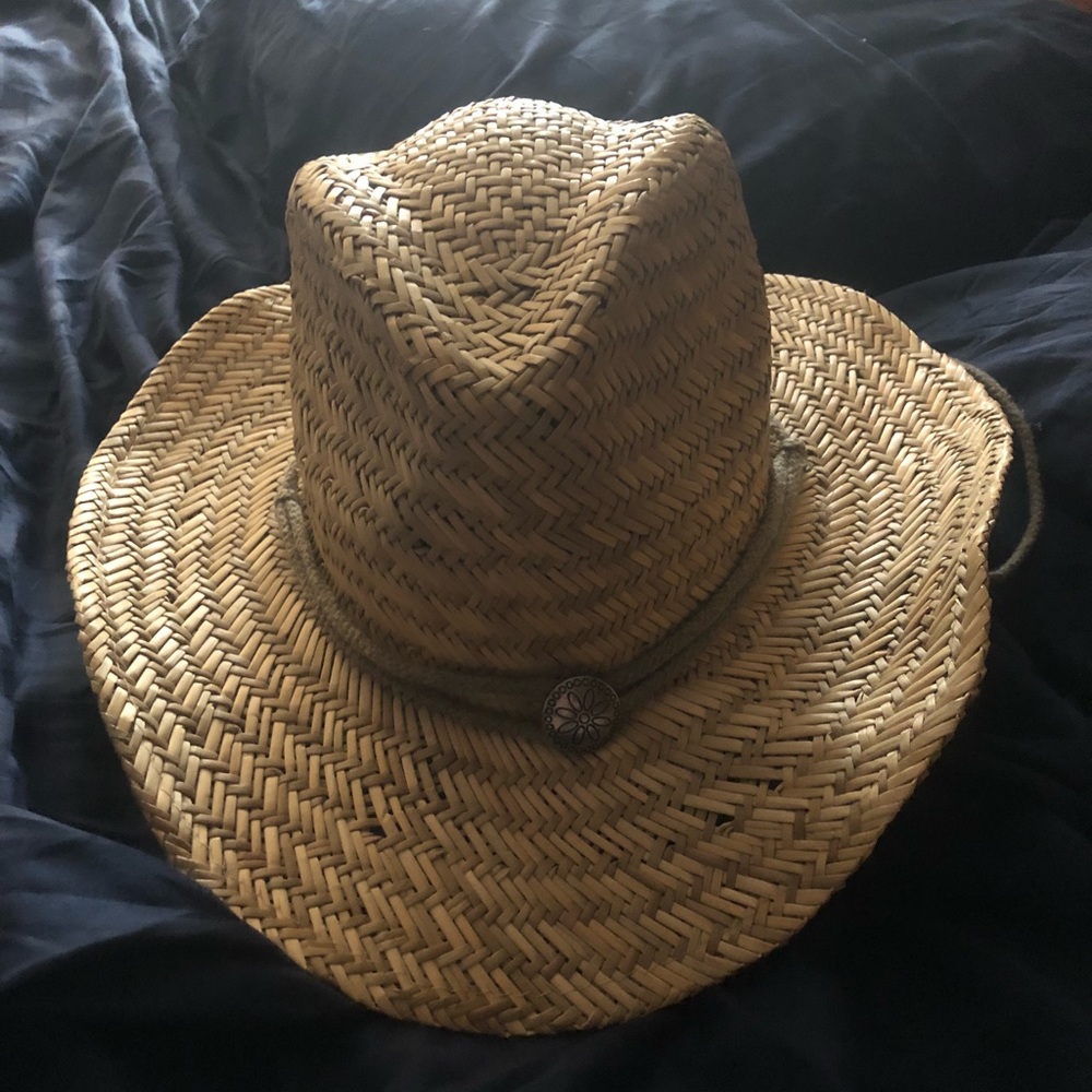 Straw cowboy hat
